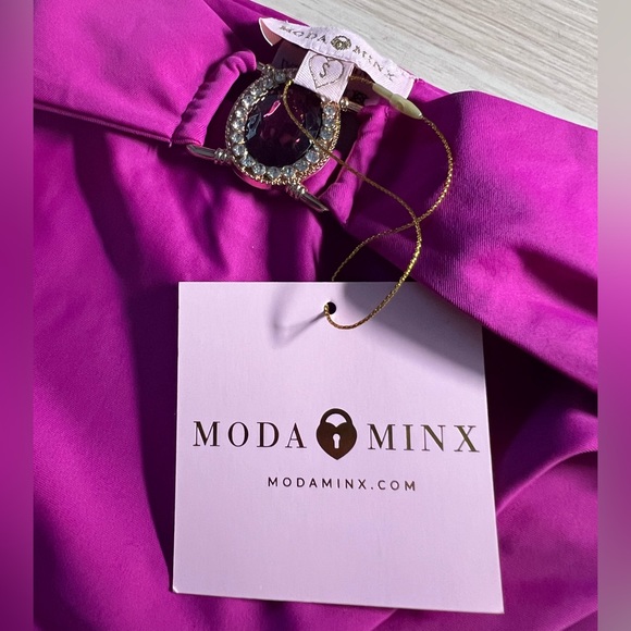MODAMINX | Plum High Waist Bikini Bottoms - Picture 7 of 7